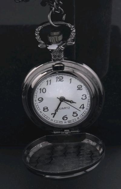 usa wolf pocket watch necklace - Thumbnail 4