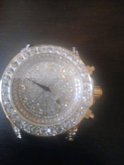 NIP Bling Master Moissanite Hip Hop Fashion WatchesNO BAND N - Thumbnail 10
