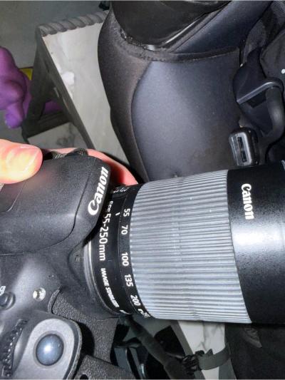 Canon EOS Rebel T6i DSLR Camera in Black