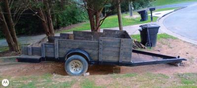 Single Axle Utility Trailer with Removable Sides - Thumbnail 11