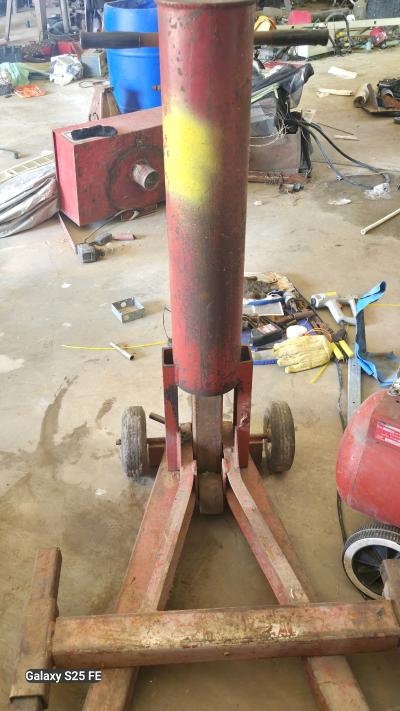 classic heavyduty vintage pneumatic air bumper lift jack air - Thumbnail 2