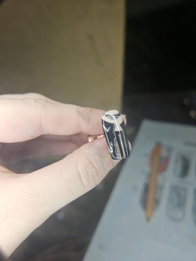Handmade Stray Kids Venom Inspired Nails Sized Medium - Thumbnail 6