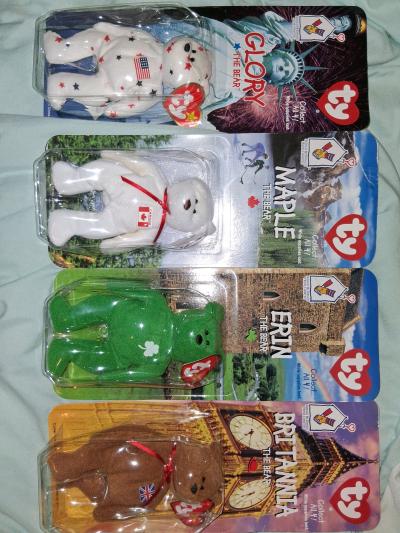 full set of exclusive mcdonalds beanie babies brand new