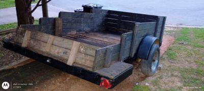Single Axle Utility Trailer with Removable Sides - Thumbnail 10