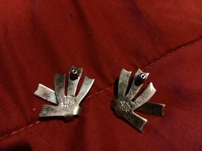 sterling silver taxco post earrings 925