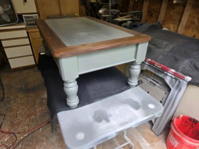 Lift top refinished coffee table - Thumbnail 5