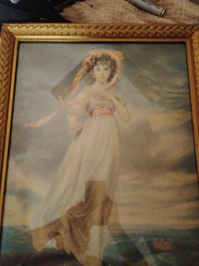 antique pictures with matching figurines - Thumbnail 2