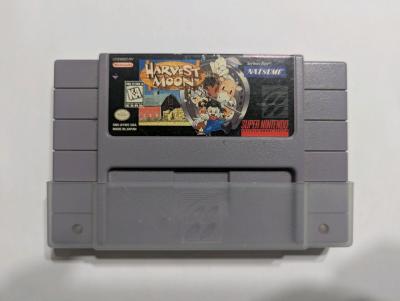 SNES Harvest Moon Authentic Original SNES Cartridge