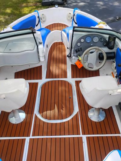 Boat 90 Johnson Motor Trailer Bimini TopCover - Thumbnail 7