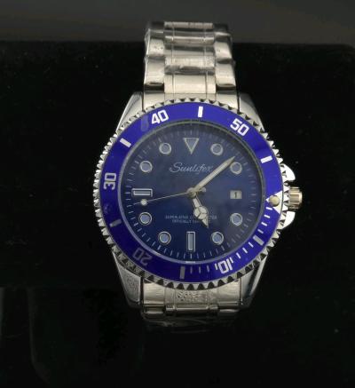 Blue Watch for Men stainless steel
