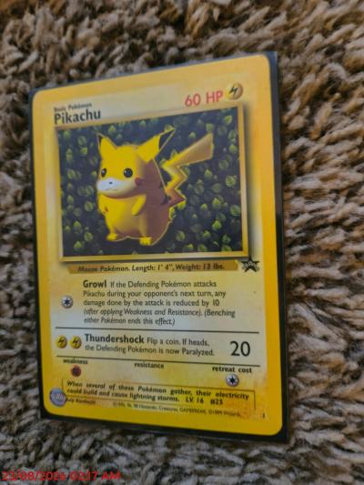 Pokemon pikachu The Legendary 1999 Ivy Pikachu Black Star - Thumbnail 6