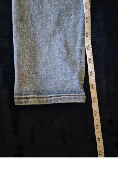 womens Light blue cargo skinny jeans - Thumbnail 4
