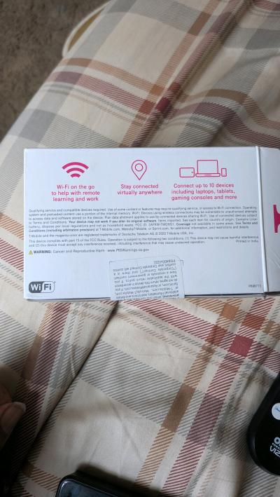 TMobile TMOHS1 4G LTE Portable WiFi Hotspot device - Thumbnail 2