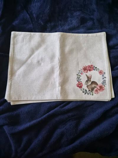 4 piece Rabbit table mats