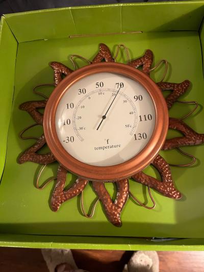 Sun design Outdoor temperature gauge