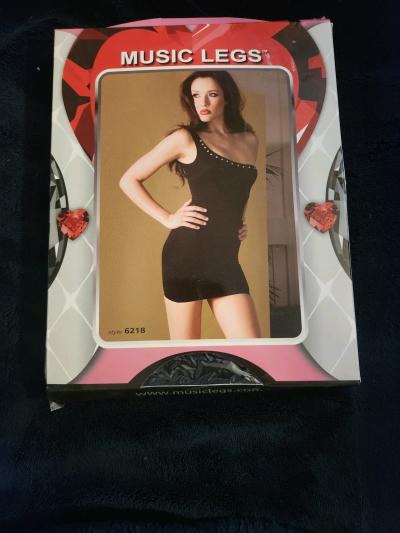 Womens Vintage Music Legs dress