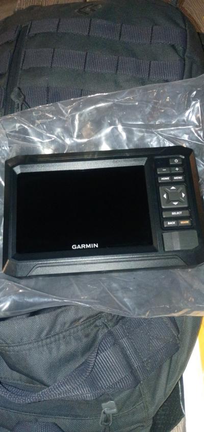 Garmin GPS tracker and depth finder 5in display brand new