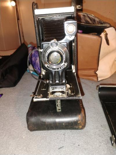 Vintage Kodak No 3A Autographic Kodak Jr Folding Camera - Thumbnail 10