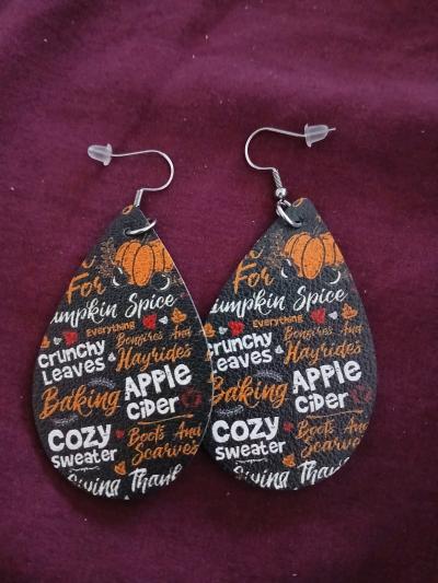 Pumpkin Patch earrings
