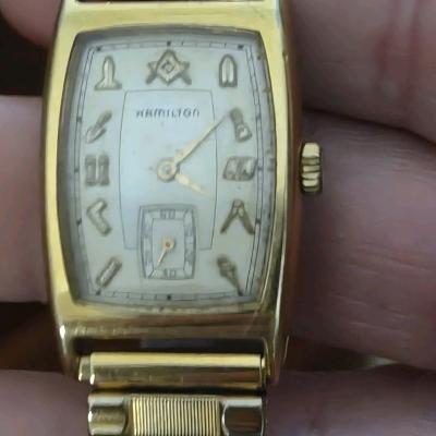 001 out of a hundred made hamilton masonic freemason watch