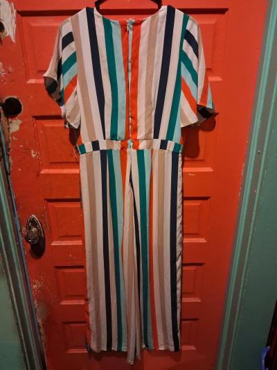 striped Romper - Thumbnail 2
