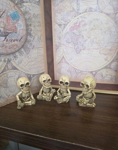 Bobblehead skeletons set 4 275 inches