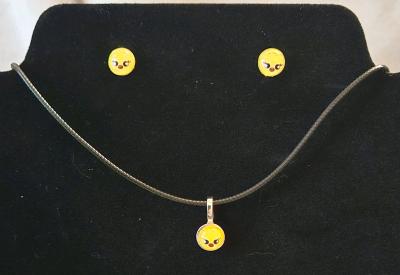 Handmade Stray Kids Felix Earrings and Necklace