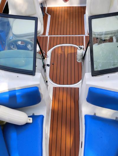 Boat 90 Johnson Motor Trailer Bimini TopCover - Thumbnail 5