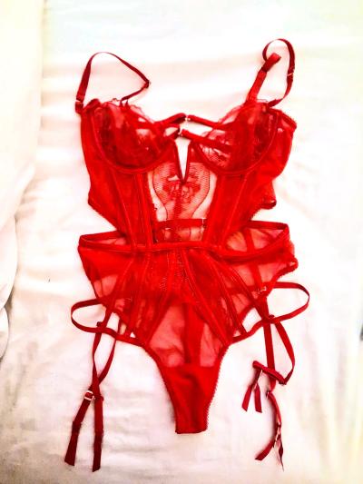 XS SEXY FOREVER RED LINGERIE