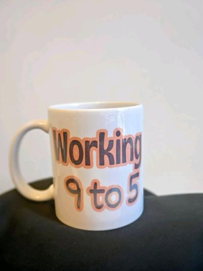 White Coffee Mug with Dolly Parton Photo - Thumbnail 2