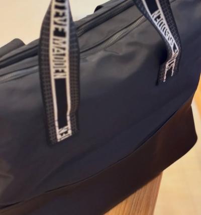 Brand New Black Steve Madden Large Purse Duffle Bag - Thumbnail 4