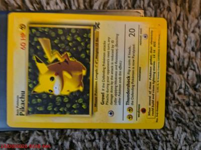 Pokemon pikachu The Legendary 1999 Ivy Pikachu Black Star