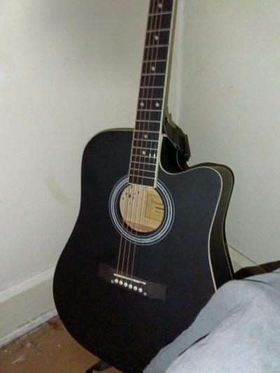 electric acoustic guitar with amp amp uses USB cable