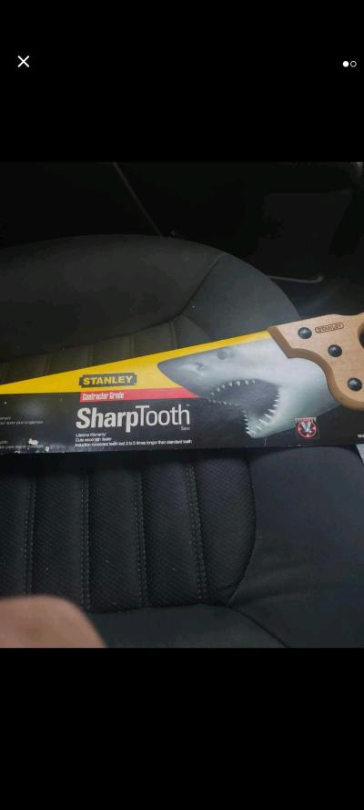 Brand New Stanley Contractor Grade Sharp Tooth Saw