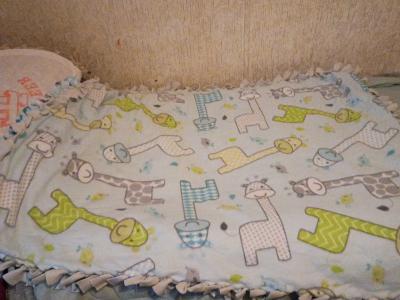 Homemade baby boy blanket