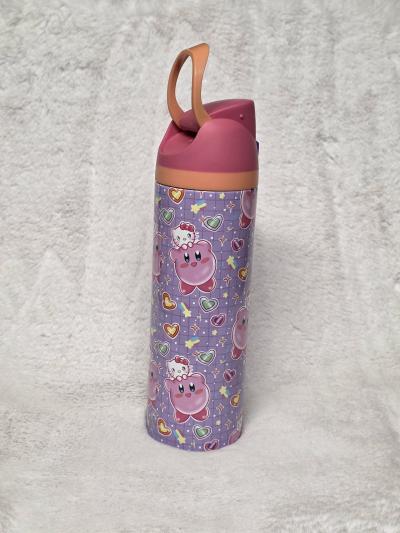Kirby Hello Kitty Water Bottle - Thumbnail 3