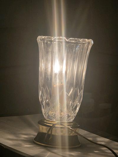 vintage clip glass lamp