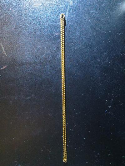 10k Gold Chain 18Inch with V Diamond and Gold Pedant JLA Thi - Thumbnail 4