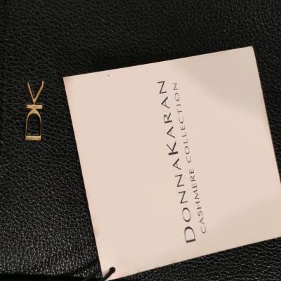 Donna Karan New York Black Pebbled Leather Tote Bag