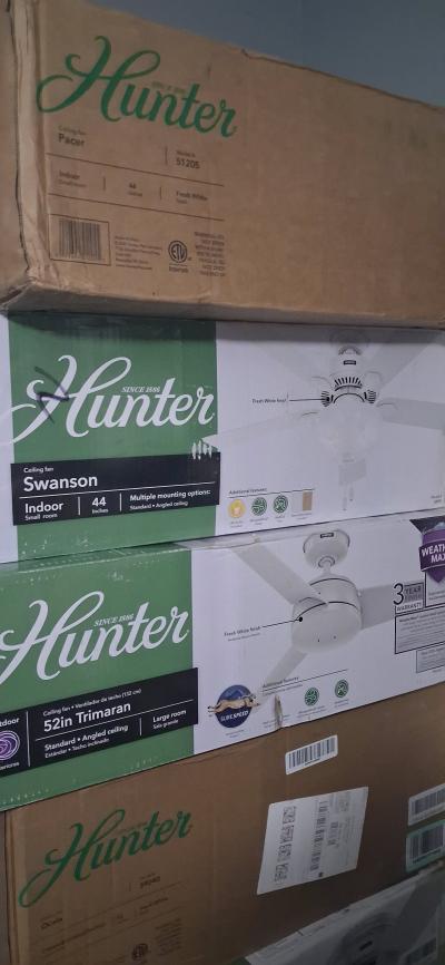 36 new Hunter Ceiling Fans read description - Thumbnail 8
