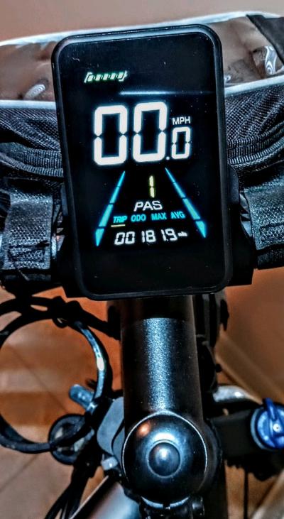 Combo 9 Speed Ebike Fat Tire Mountain Bike - Thumbnail 4