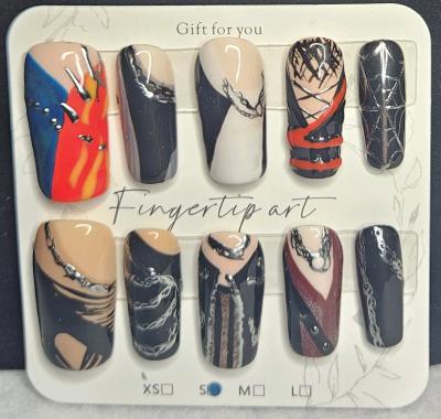 Handmade Stray Kids Venom Inspired Nails Sized Small