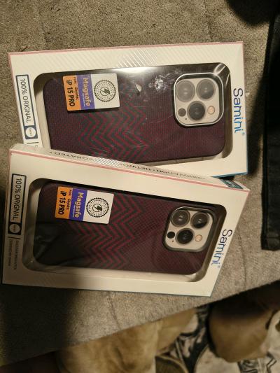 magsafe Iphone 15 pro case purple