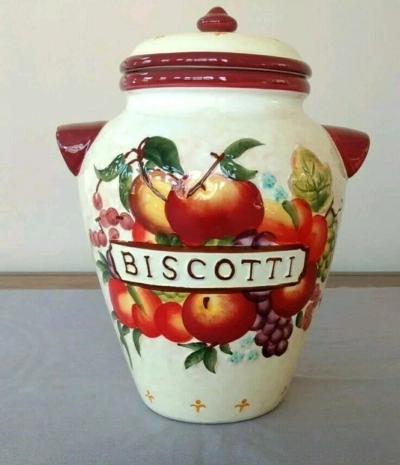 New Nonni Biscotti Jar 12 Tall