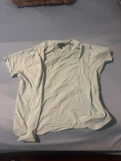 Express Shirt Mens Large green Performance Slim Fit Casual B - Thumbnail 3