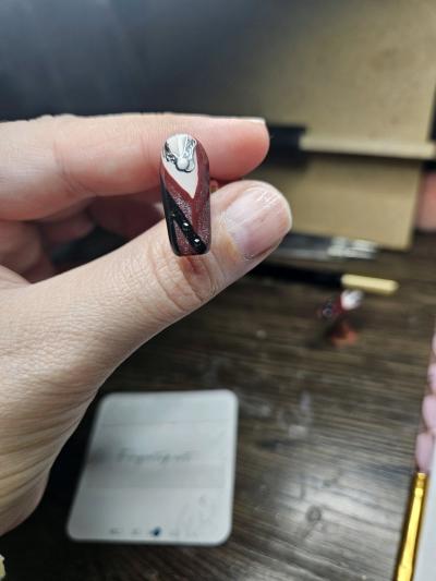 Handmade Stray Kids Venom Inspired Nails Sized Medium - Thumbnail 11