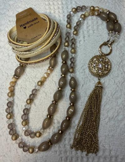 Handmade Bohemian Hewelry Set - Thumbnail 2