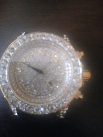 NIP Bling Master Moissanite Hip Hop Fashion WatchesNO BAND N - Thumbnail 9