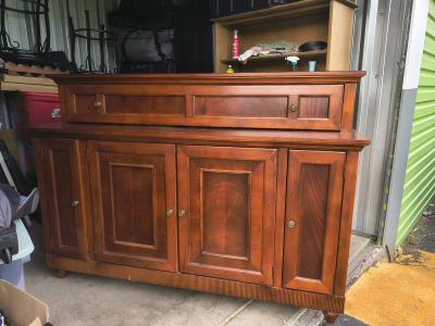 Inspirations Mahogany Plasma Lift Cabinet - Thumbnail 5