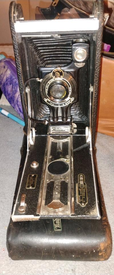 Vintage Kodak No 3A Autographic Kodak Jr Folding Camera - Thumbnail 9